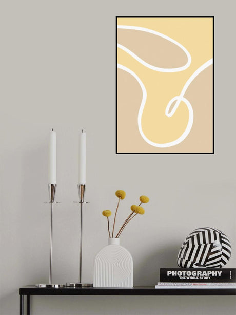 Shape 14 Yellow Poster och Canvastavla
