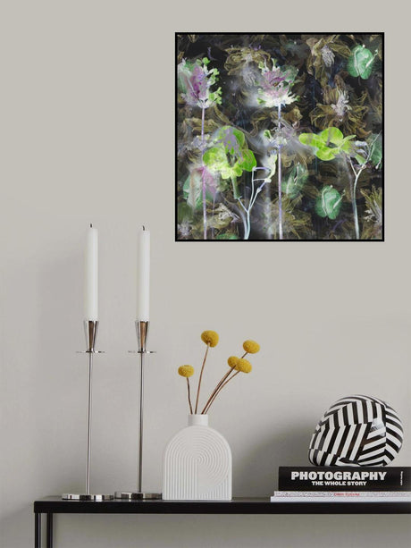 Abstract flowers Poster och Canvastavla