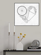 Love Bike Nº1 Poster och Canvastavla