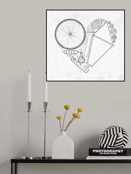Love Bike Nº1 Poster och Canvastavla