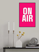 On Air Poster och Canvastavla