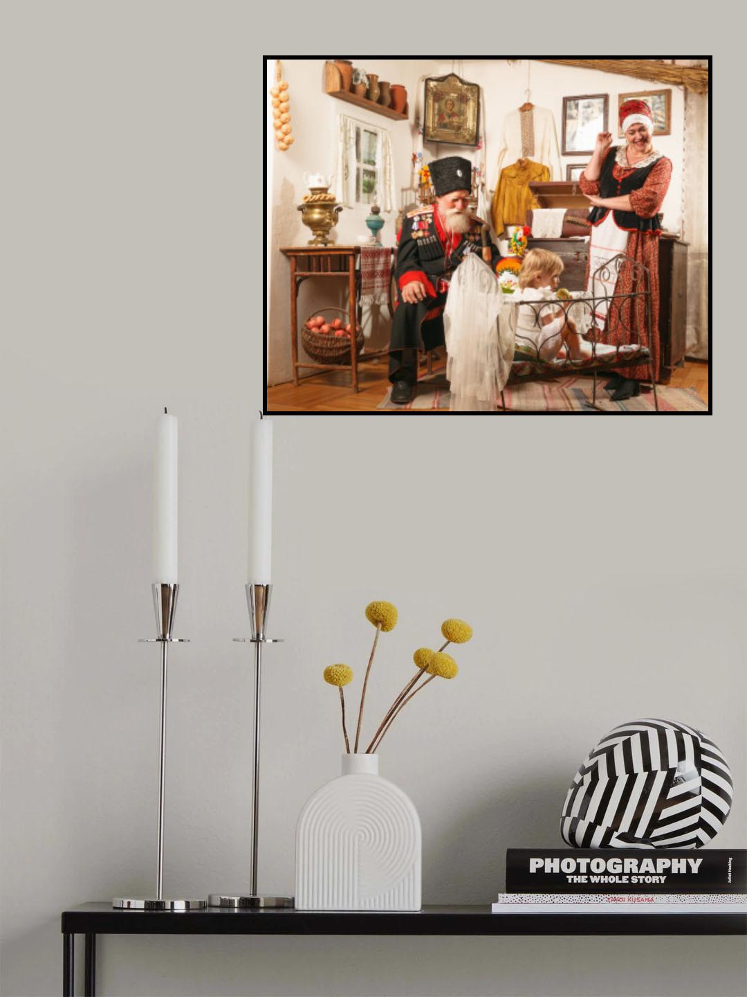 Cossack family way of life Poster och Canvastavla