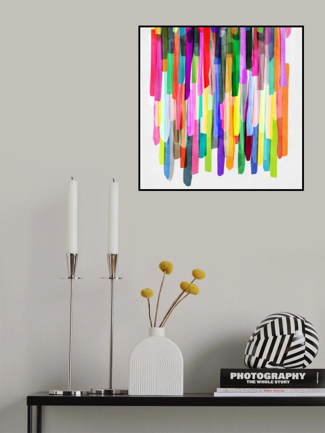 Colorful Stripes 4 Poster och Canvastavla