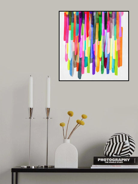 Colorful Stripes 4 Poster och Canvastavla