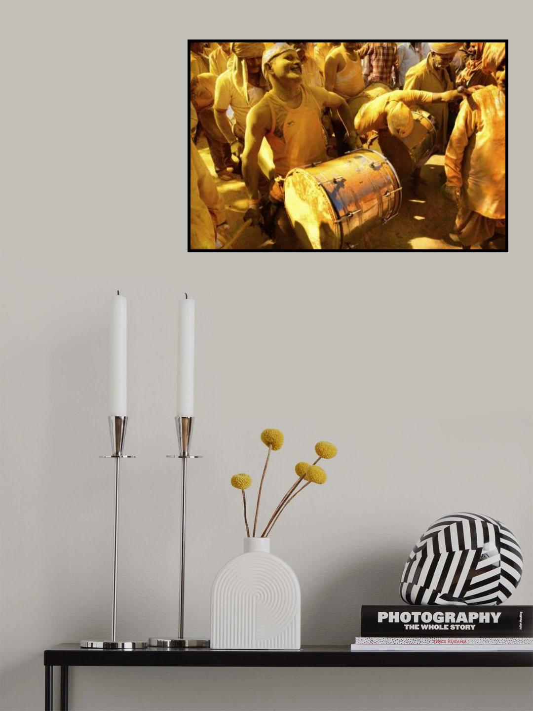 The Yellow Drummers Poster och Canvastavla