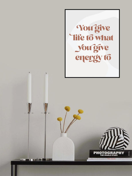 Life Energy Poster och Canvastavla