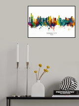Panama City Skyline Poster och Canvastavla
