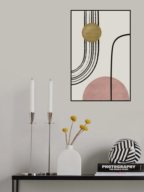 Abstract shapes &amp; lines #2 Poster och Canvastavla