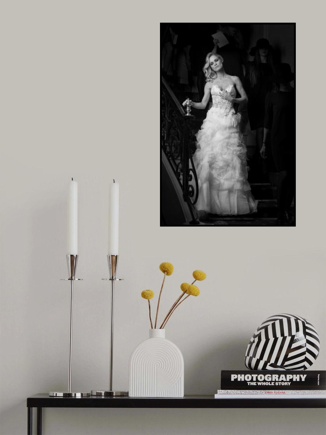 Alexia en blancs Poster och Canvastavla