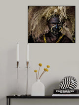 Papua New Guinea Portrait Poster och Canvastavla