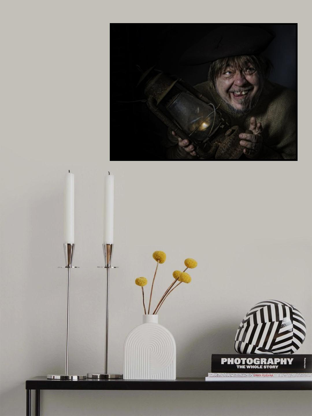 Village Idiot (autoportrait) Poster och Canvastavla