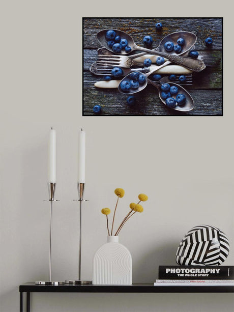 Spoons&amp;Blueberry Poster och Canvastavla