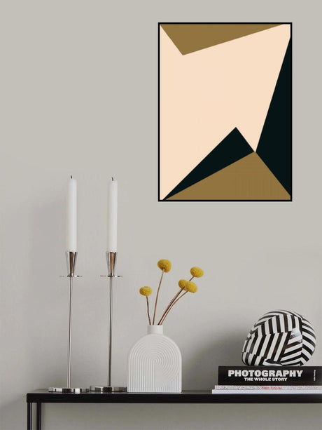 Minimal Abstract Triangle Poster och Canvastavla