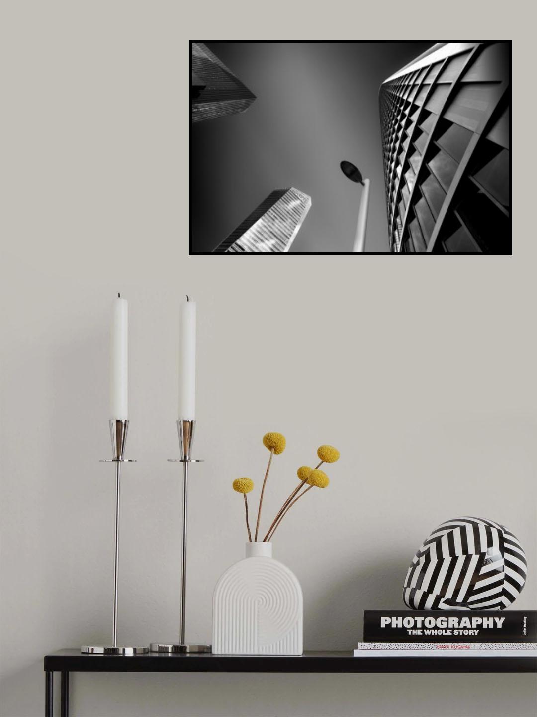 Three giants and the intruder Poster och Canvastavla