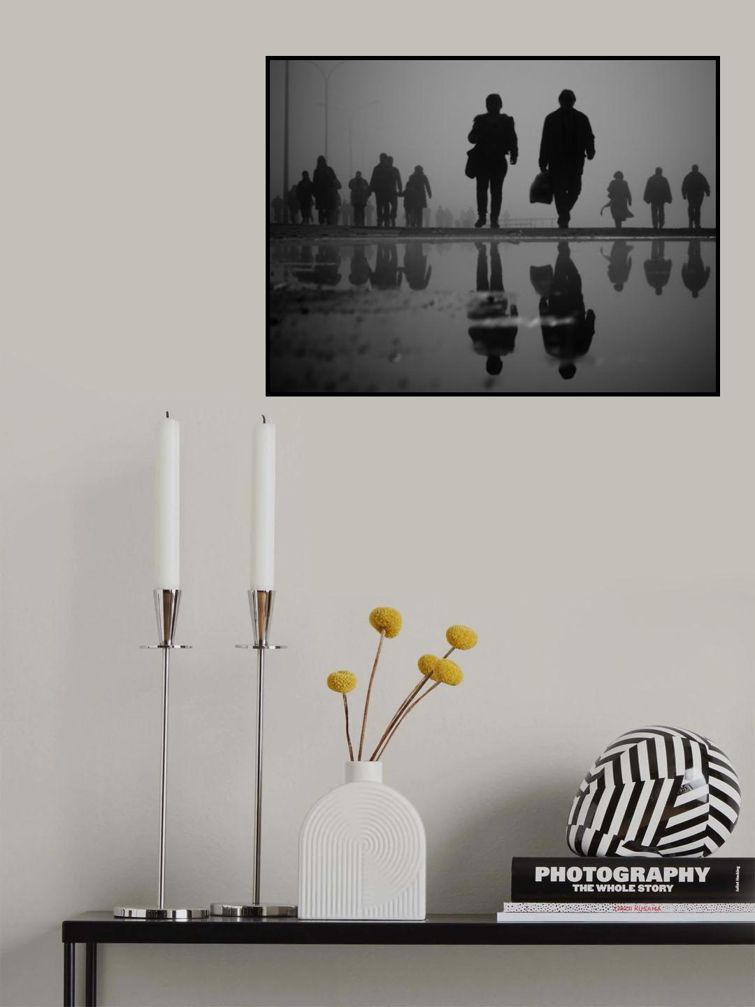 Misty passeggiata Poster och Canvastavla
