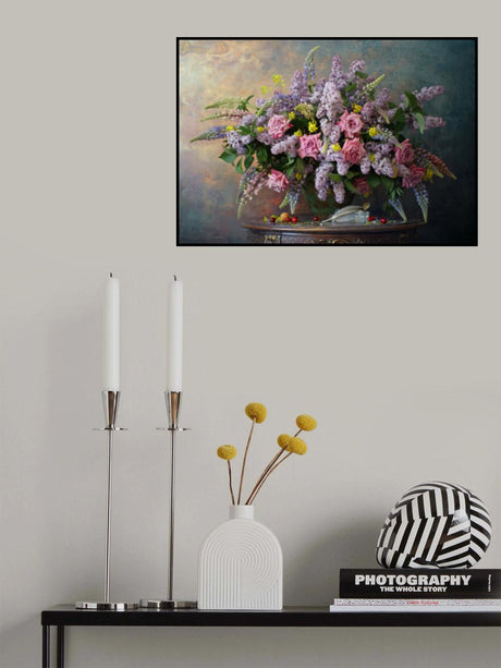 Still life with flowers Poster och Canvastavla