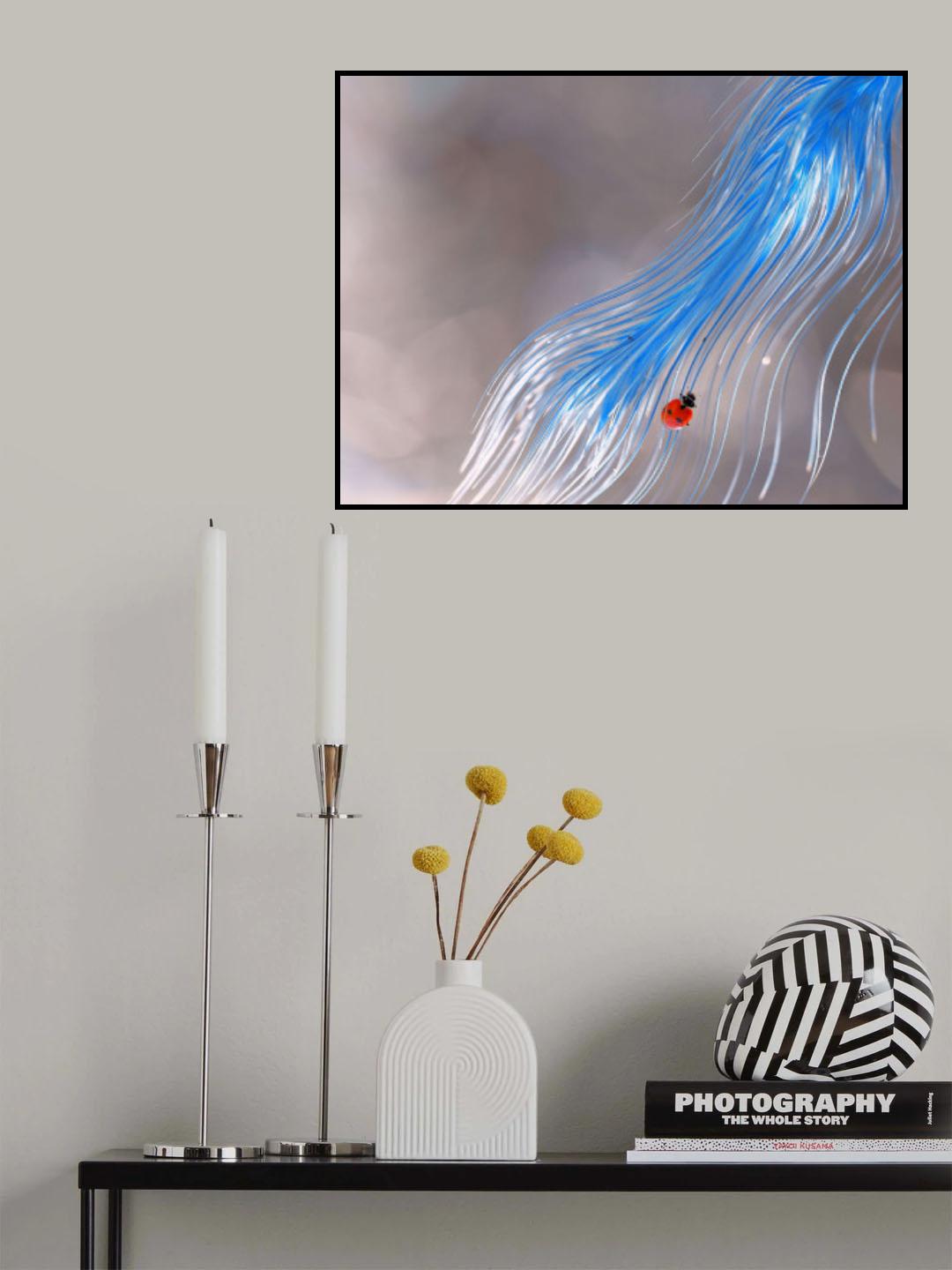The blue lightning... Poster och Canvastavla