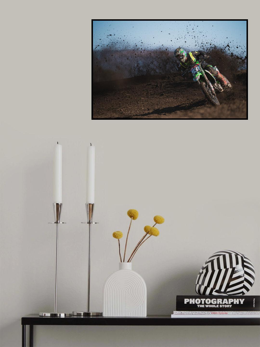 モトクロス Poster och Canvastavla
