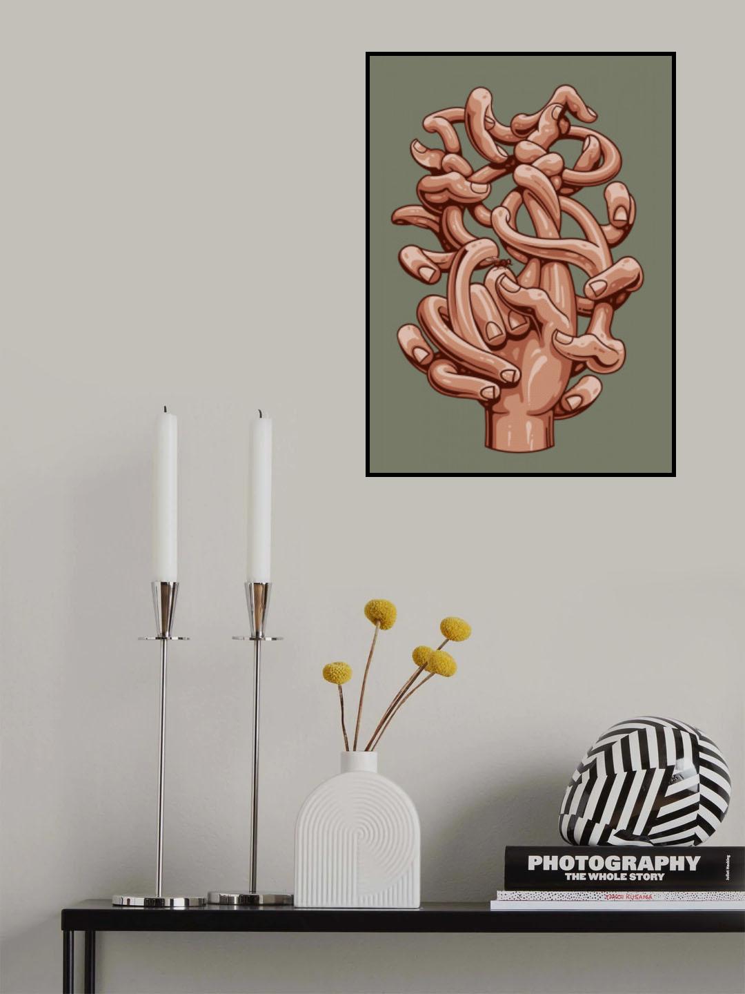 CATCHING THE HOUSEFLY Poster och Canvastavla
