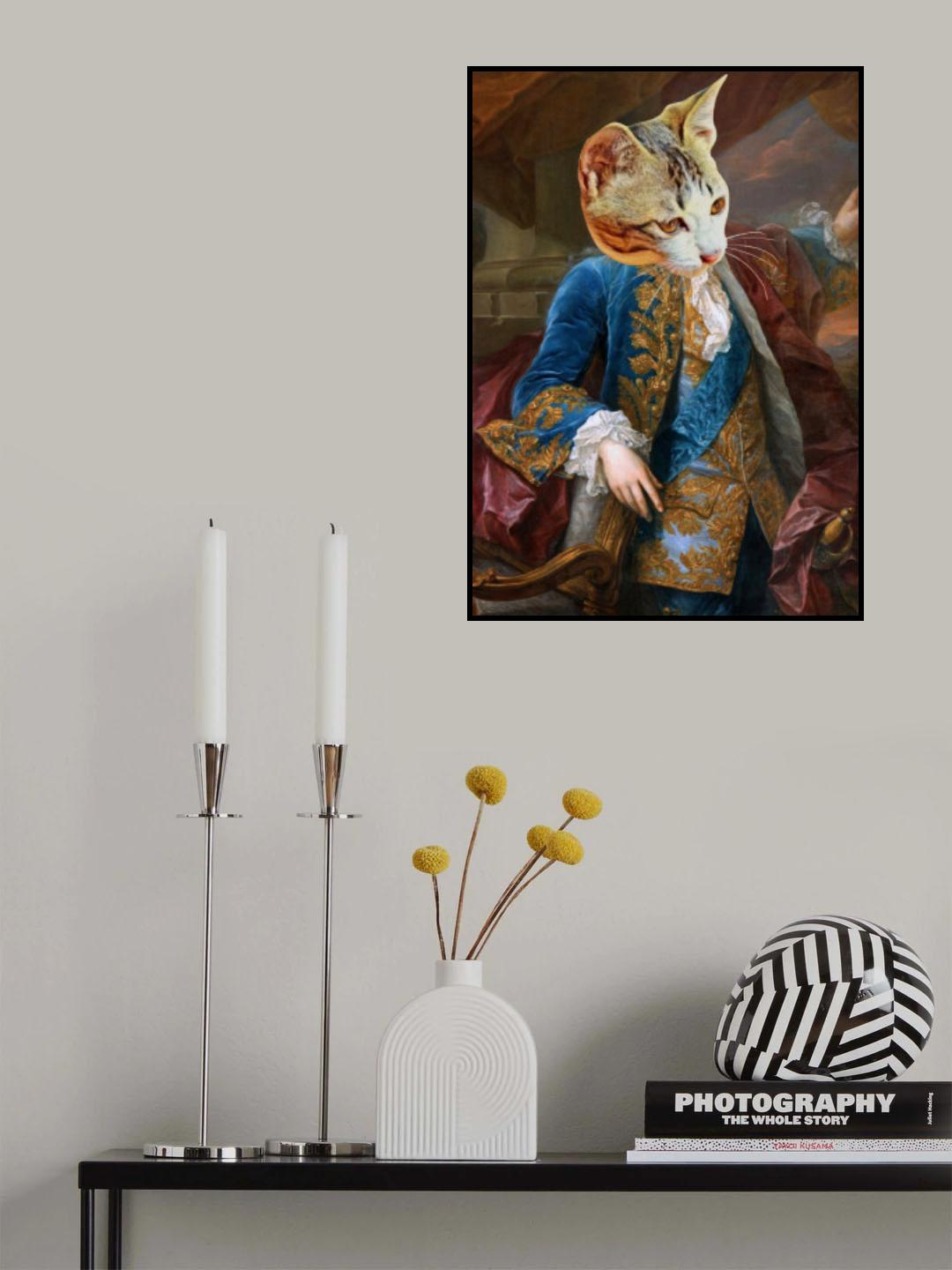 Cat Poster och Canvastavla