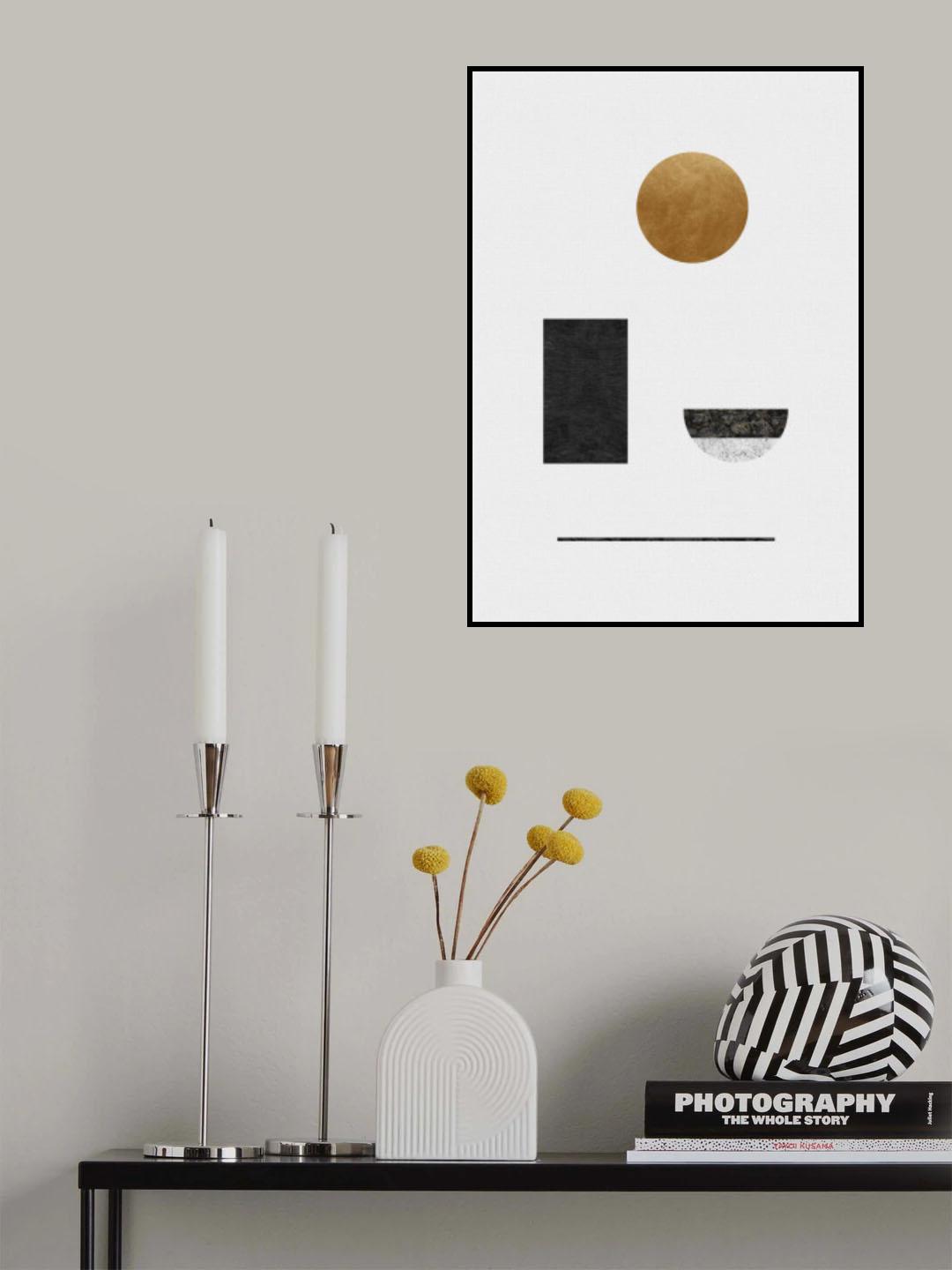 Abstract Geometric I Poster och Canvastavla