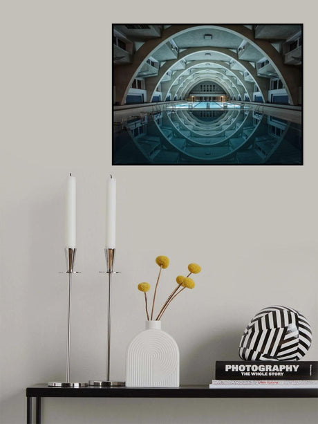 swimming @night Poster och Canvastavla