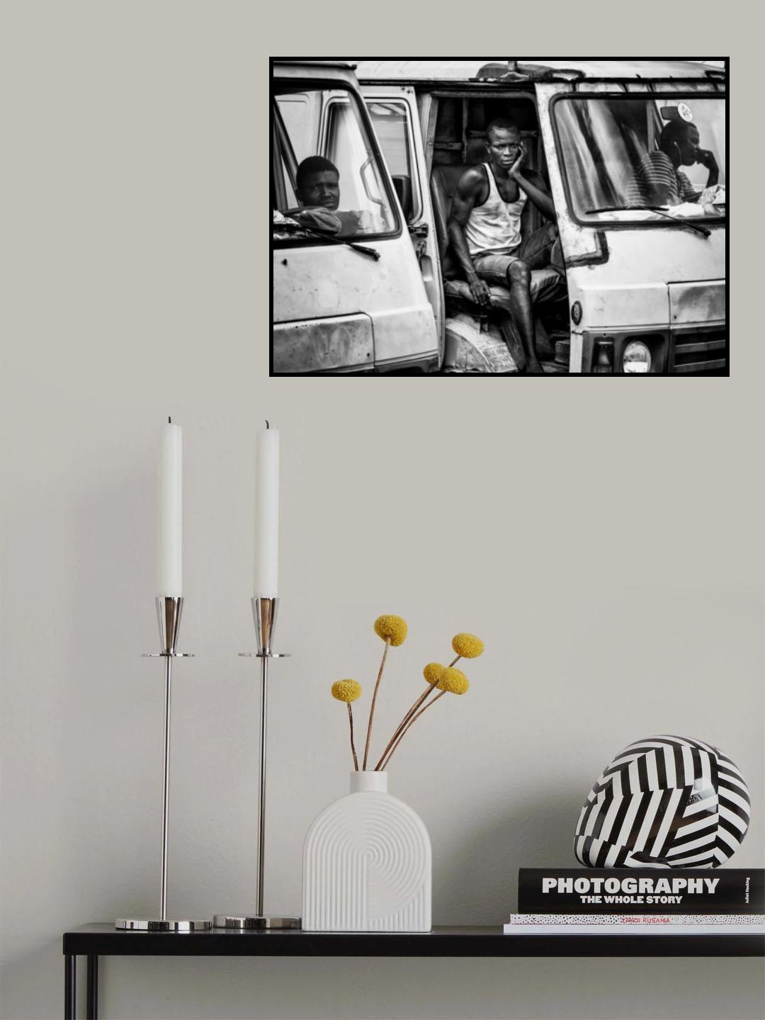 Bored of waiting so long - Benin Poster och Canvastavla