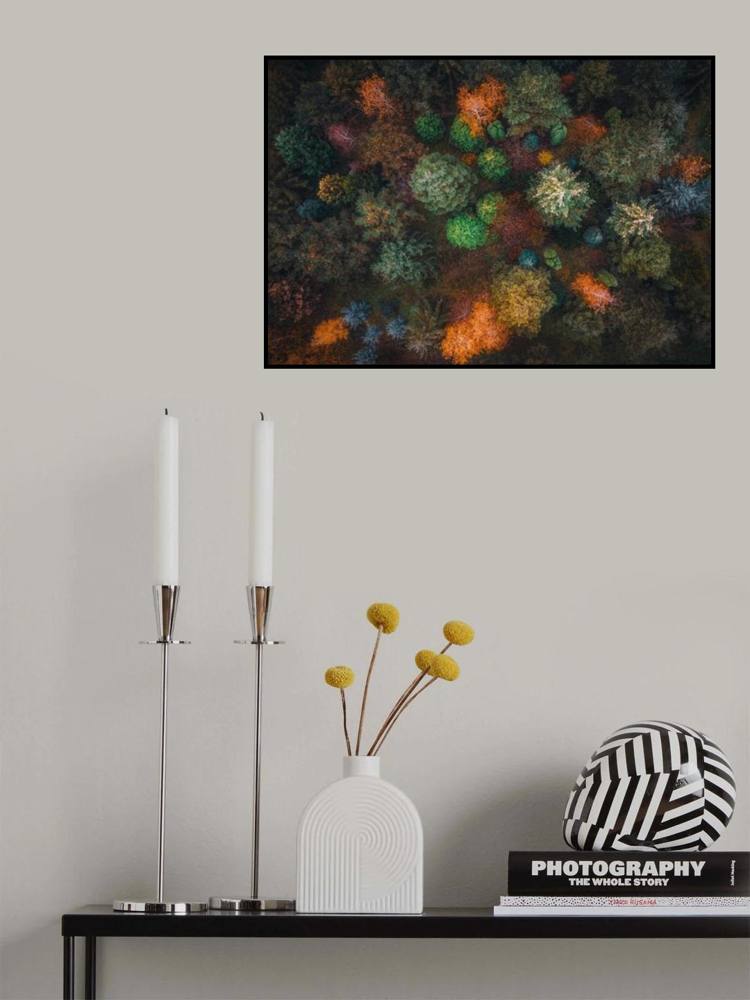 Colorful garden Poster och Canvastavla