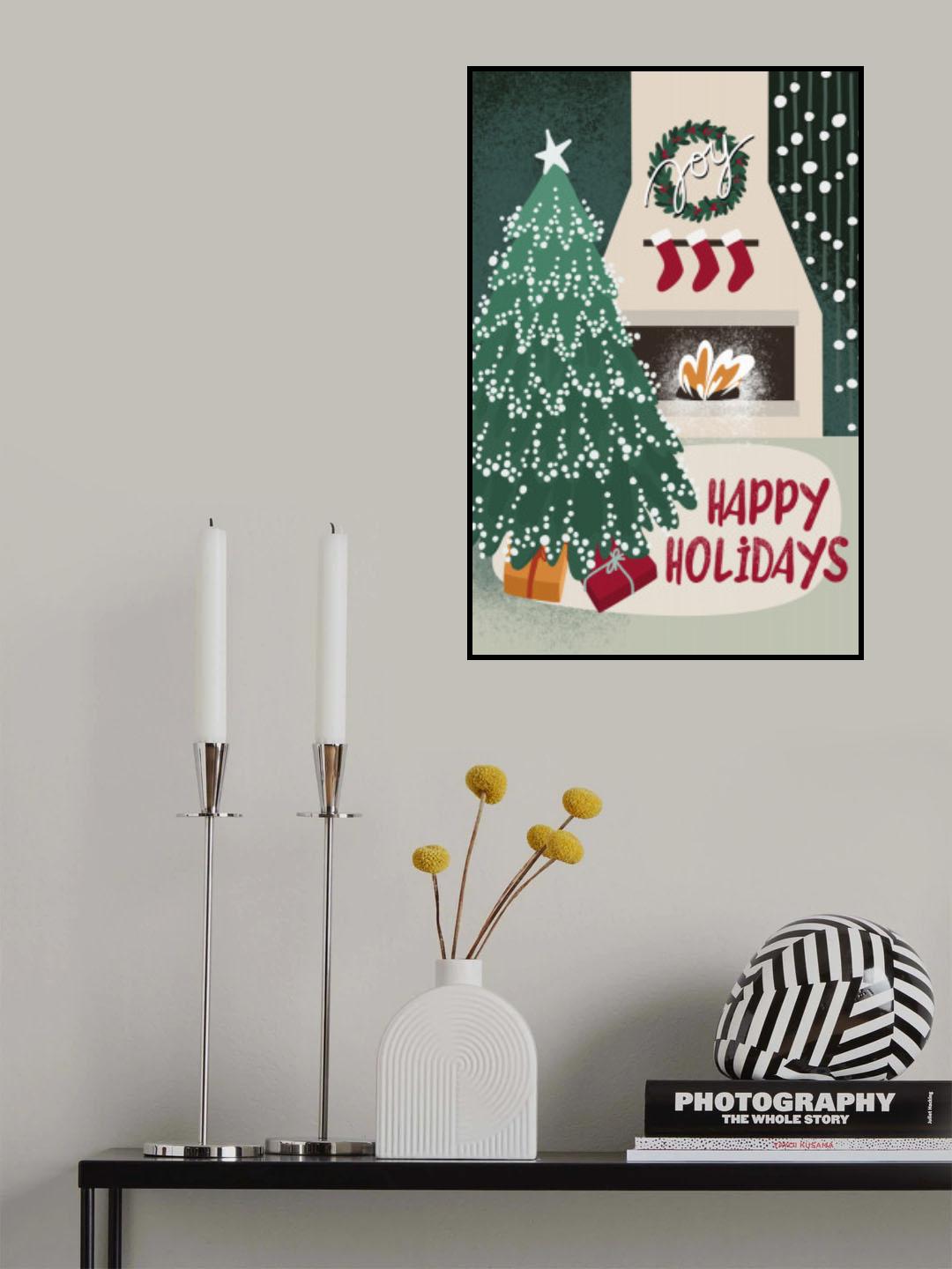 Cozy retro interior Poster och Canvastavla