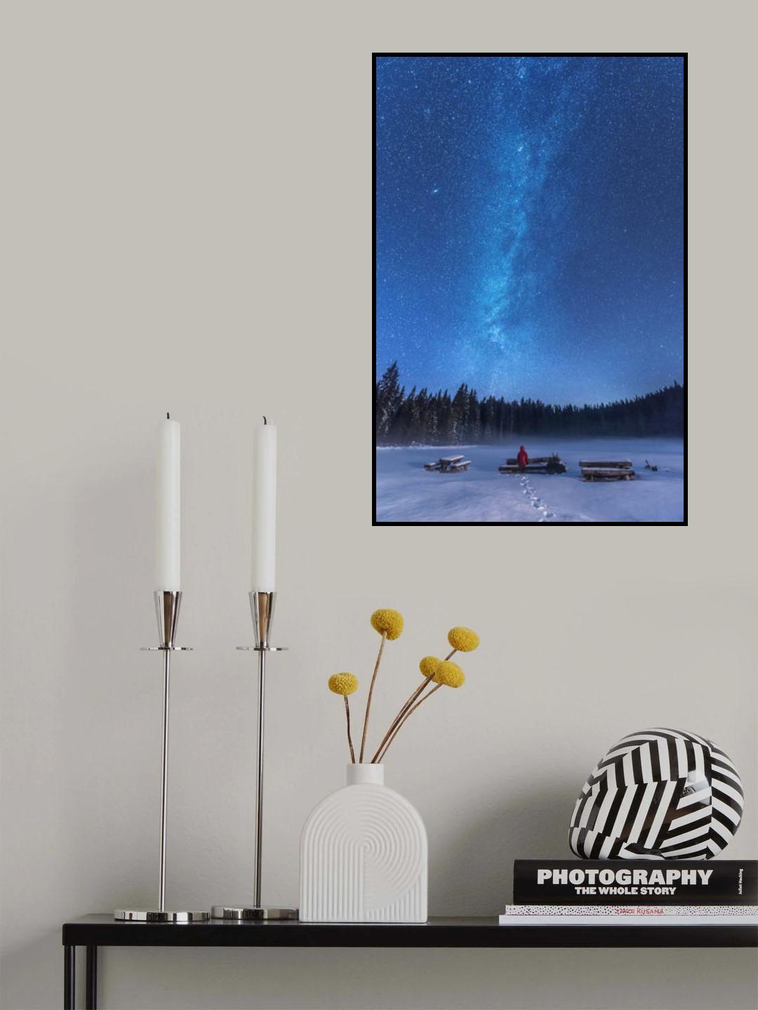 Under the starry night Poster och Canvastavla