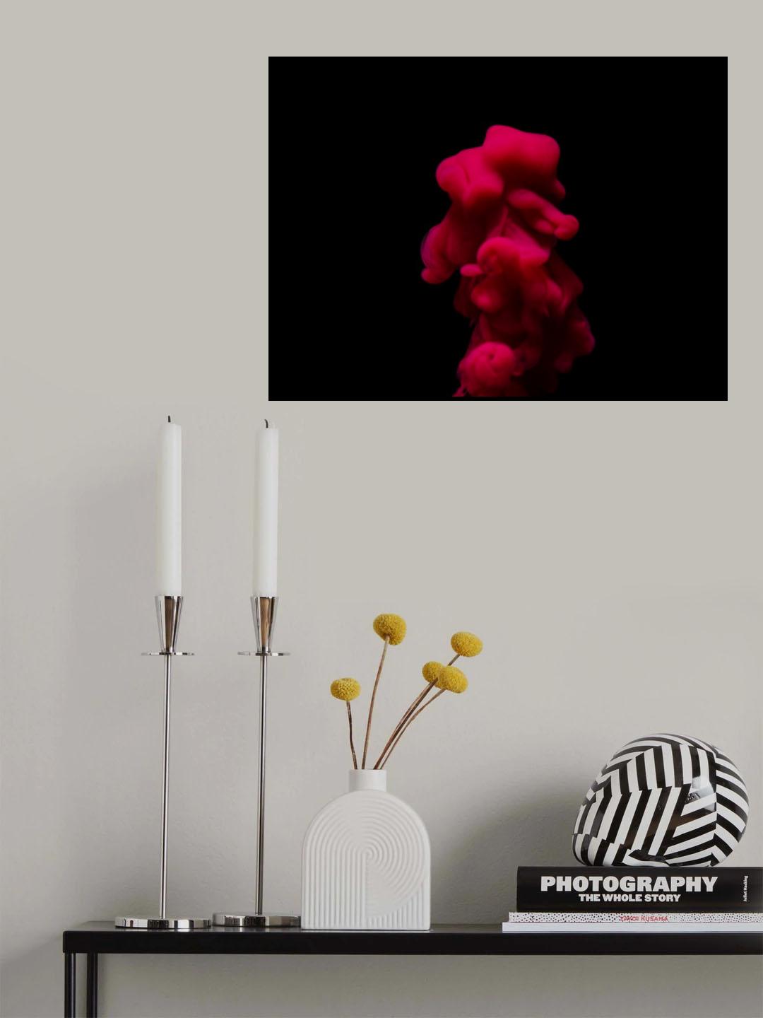 Abstract color paint splash Poster och Canvastavla