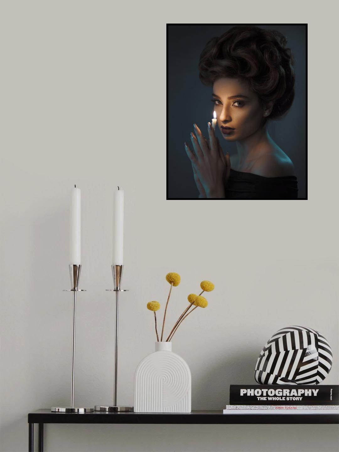 Candle Poster och Canvastavla