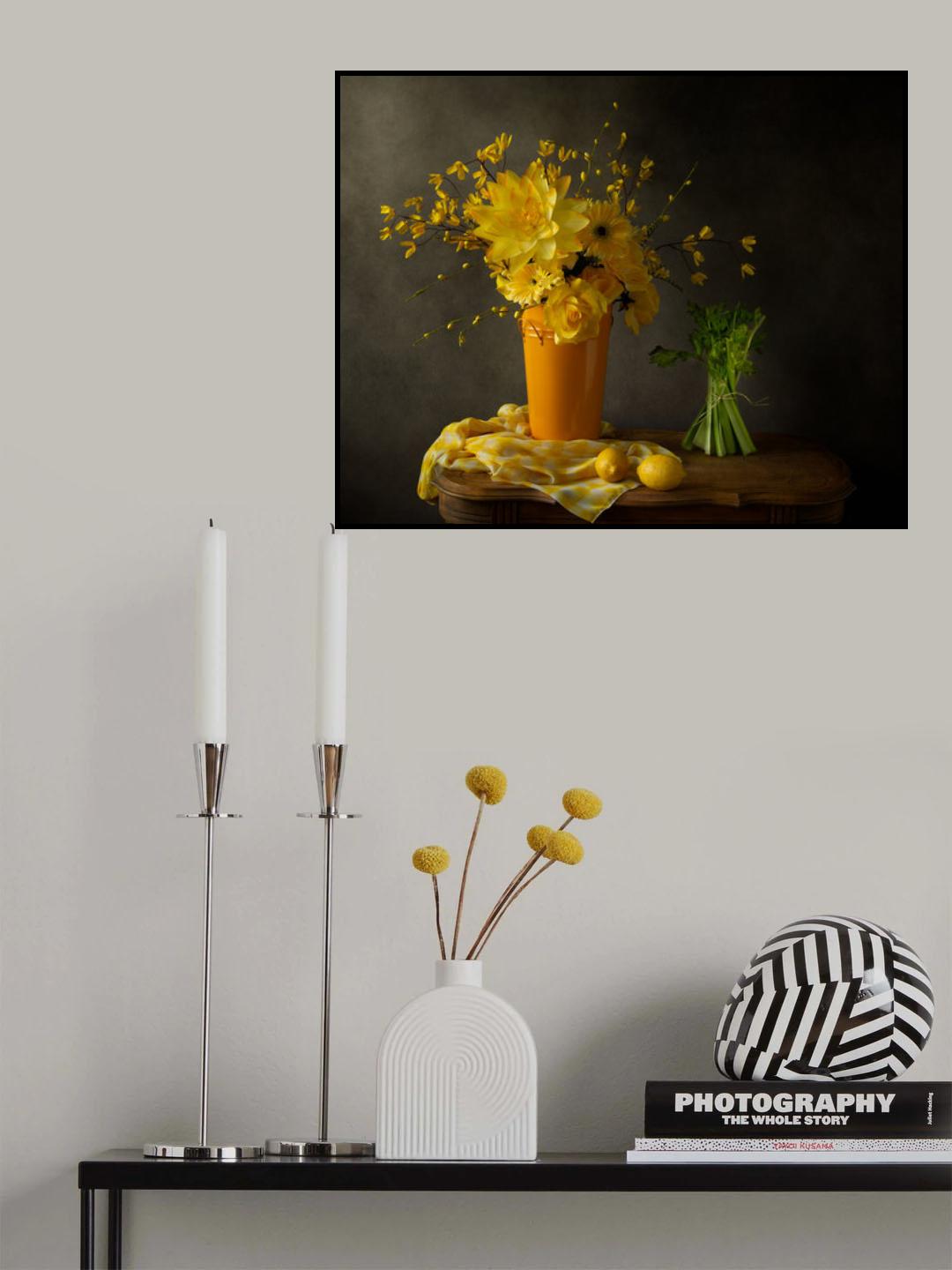 Lemons and Celery Poster och Canvastavla