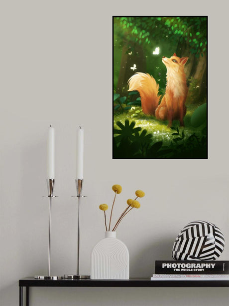 Dreamy Fox Poster och Canvastavla