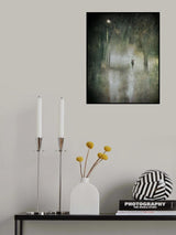 girl under street light Poster och Canvastavla