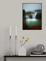 Heart falls, Meghalaya on a rainy day ! Poster och Canvastavla