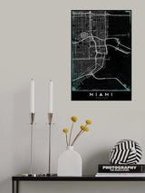 MIAMI Poster och Canvastavla