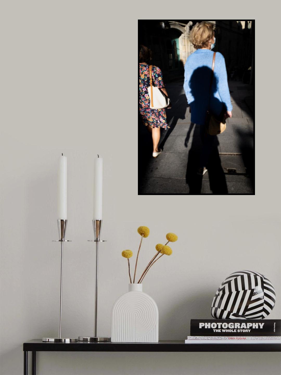The shadow behind her Poster och Canvastavla