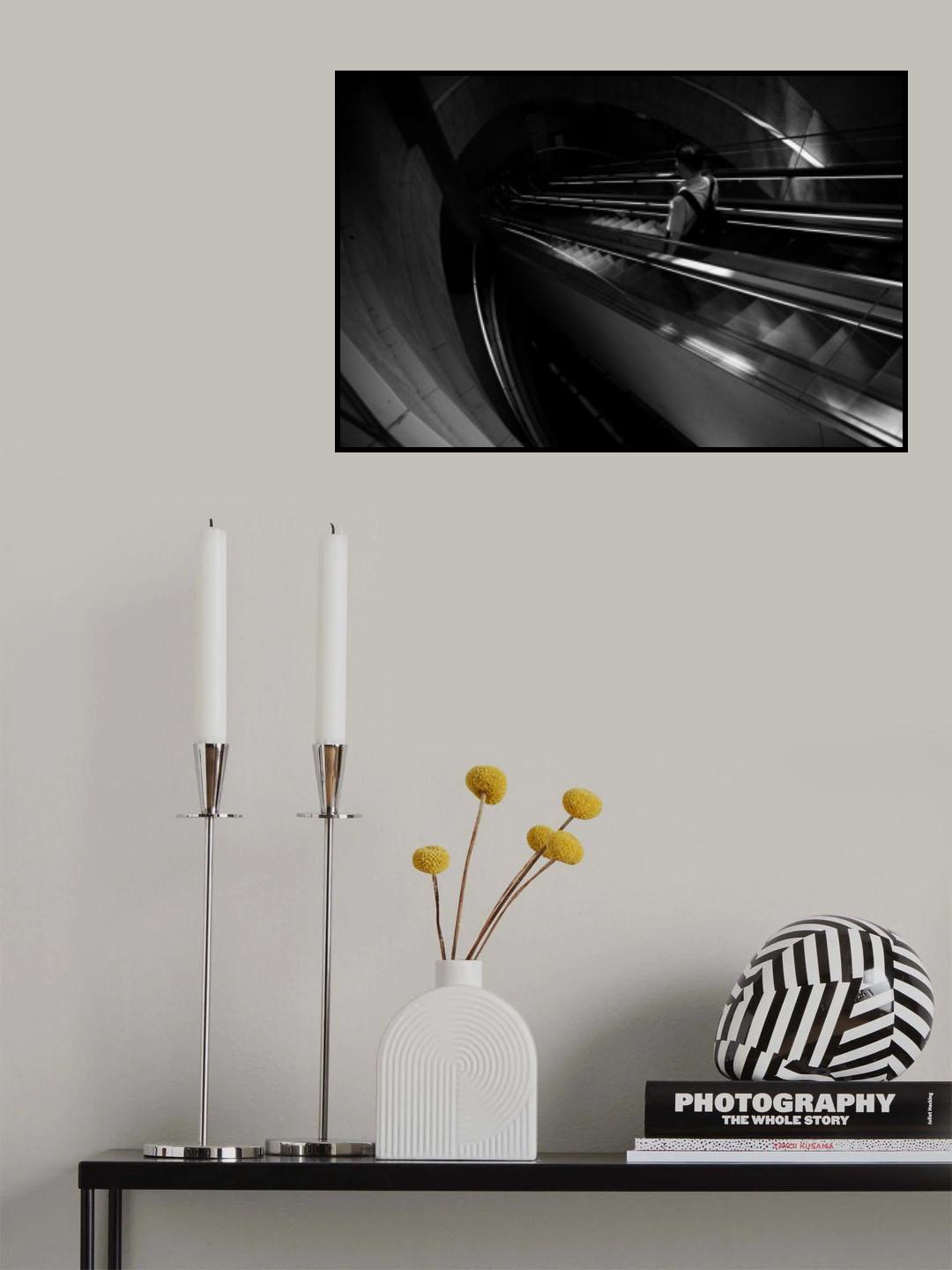 escalator Poster och Canvastavla