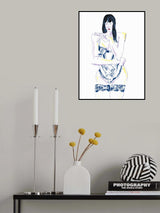 Girl In Lingerie Poster och Canvastavla