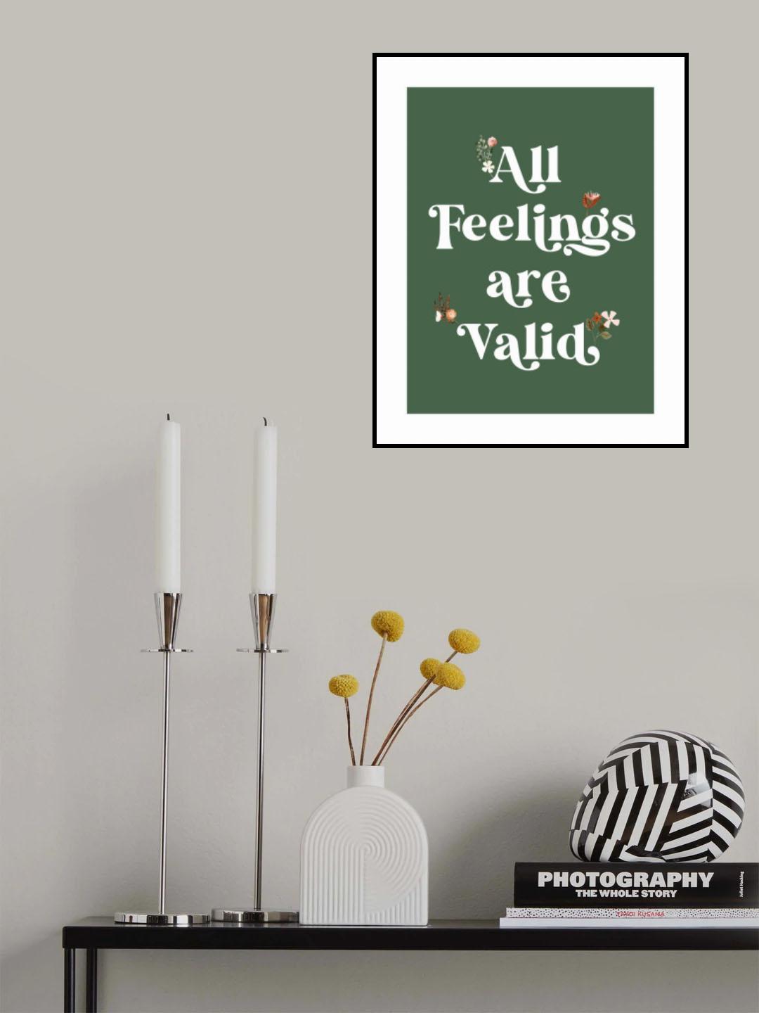All Feelings Poster och Canvastavla