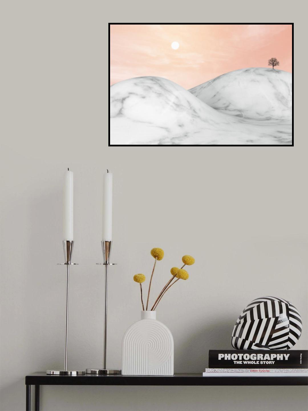 Marble Landscape 08 Poster och Canvastavla