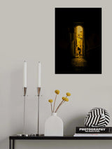 Walking in Golden Hour Poster och Canvastavla