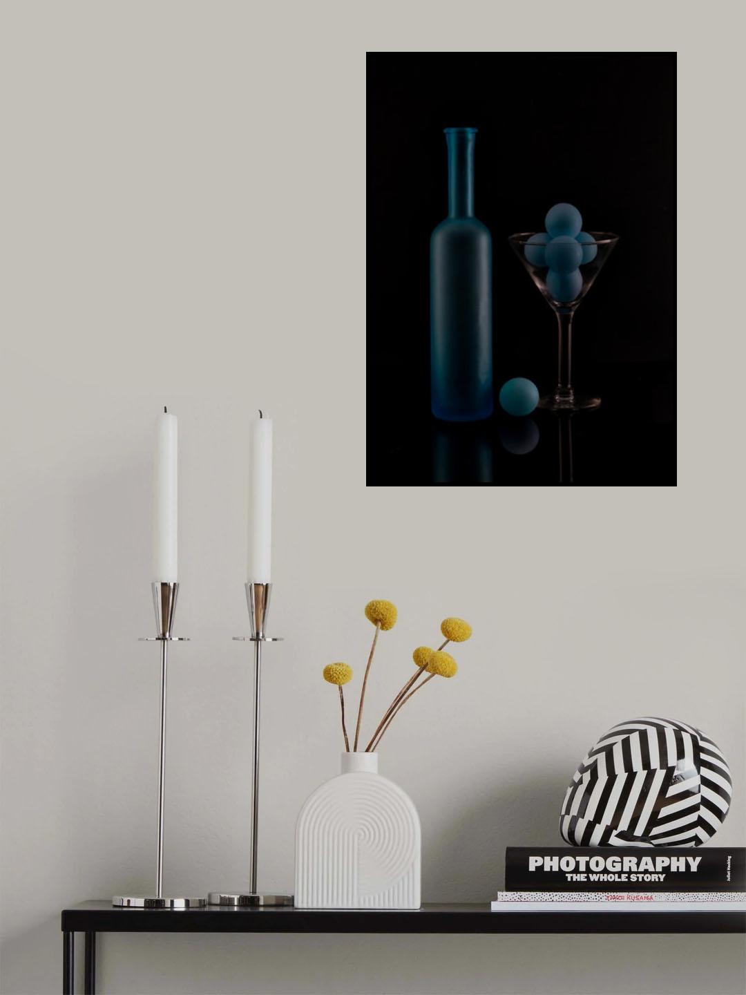 Blue mood Poster och Canvastavla