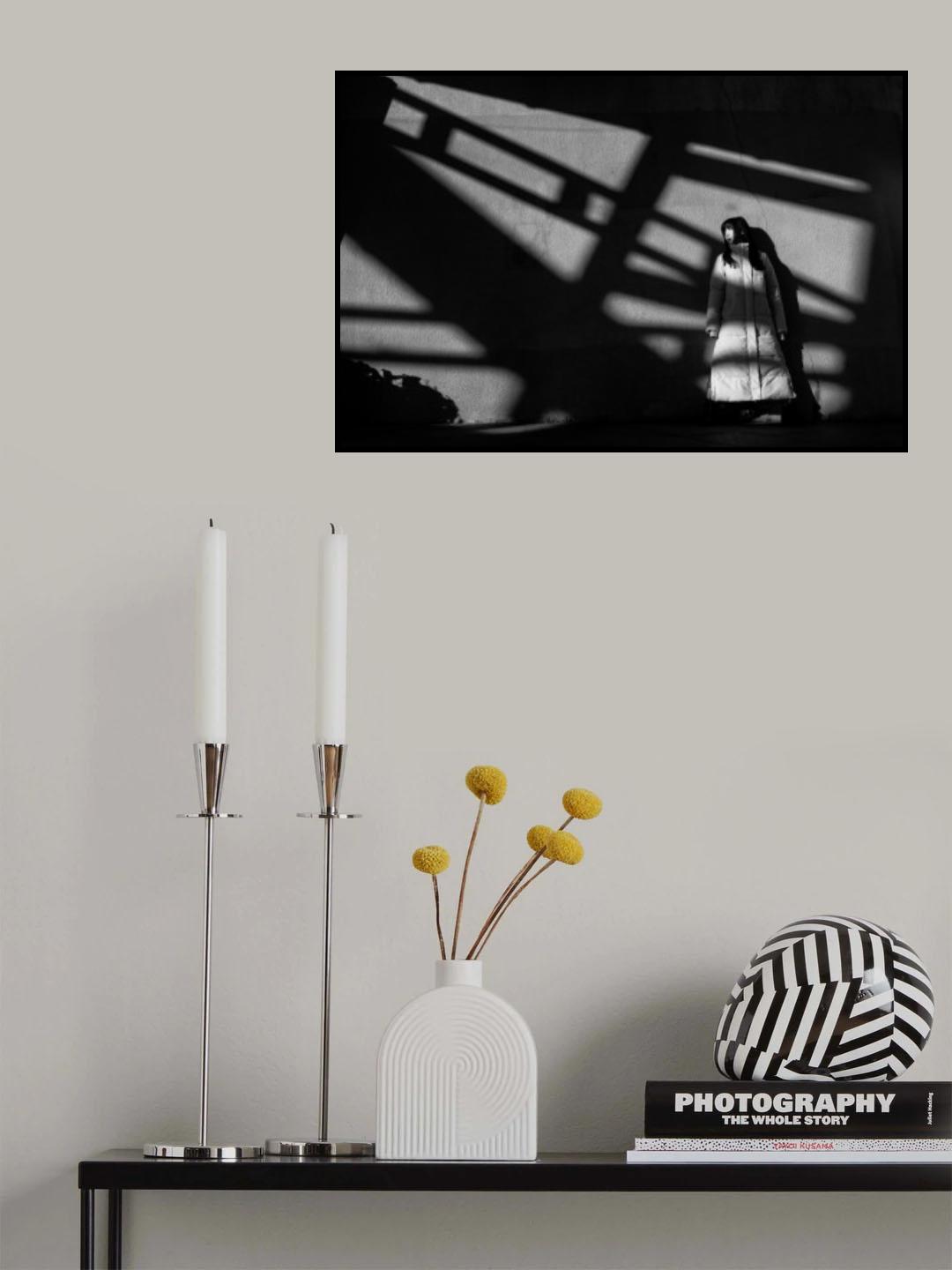 Shadow of the Space Fortress Poster och Canvastavla