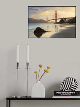 Golden Gate Morning Poster och Canvastavla