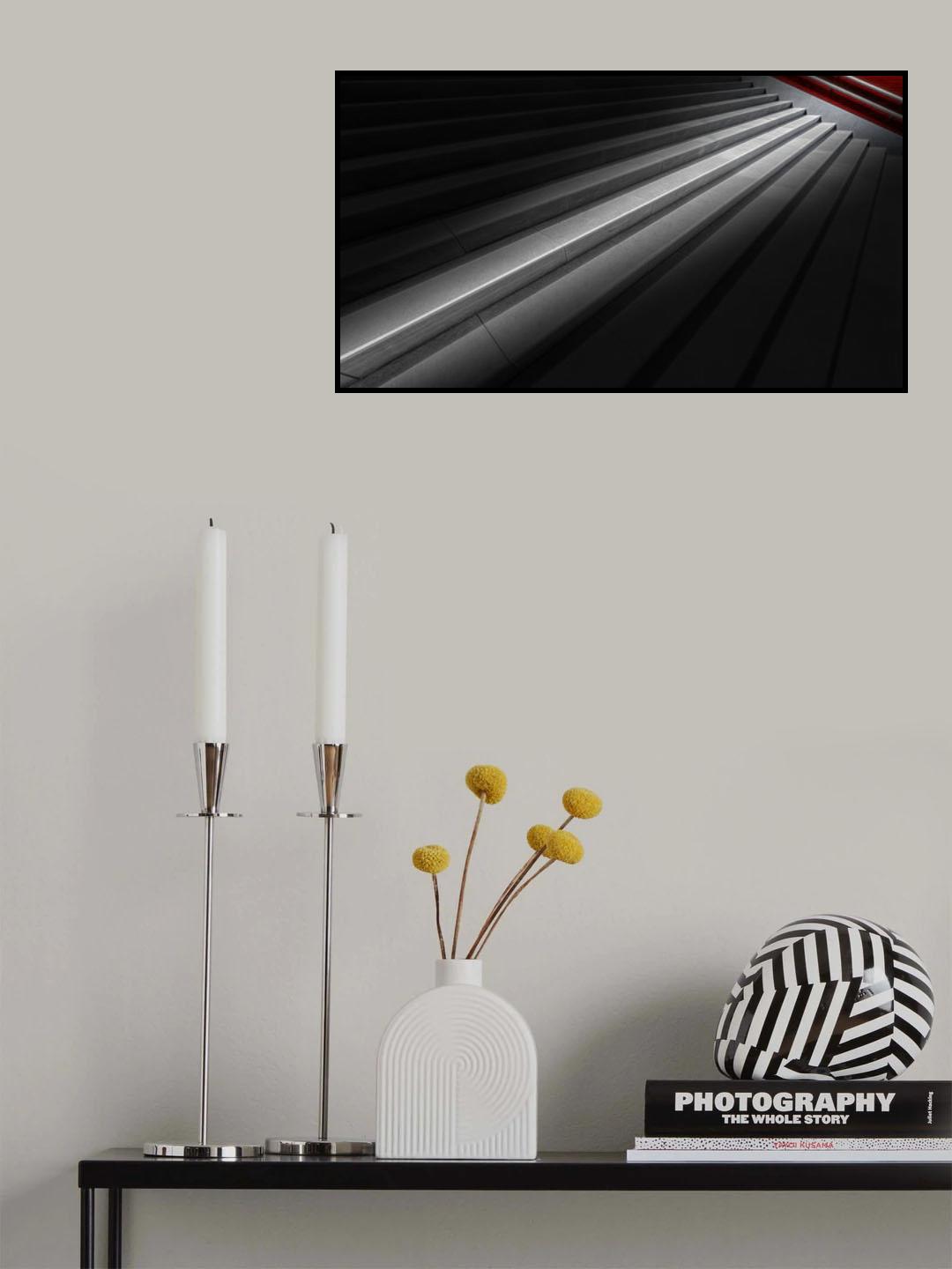 Long stairs Poster och Canvastavla