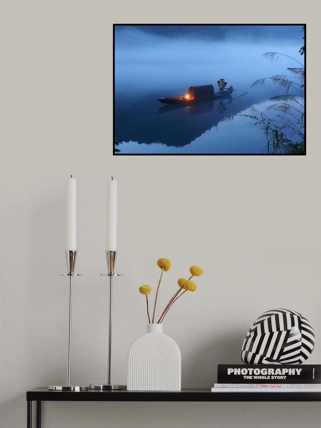 Dong Jiang Lake Poster och Canvastavla