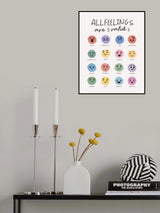 Allfeelingsarevalid Poster och Canvastavla