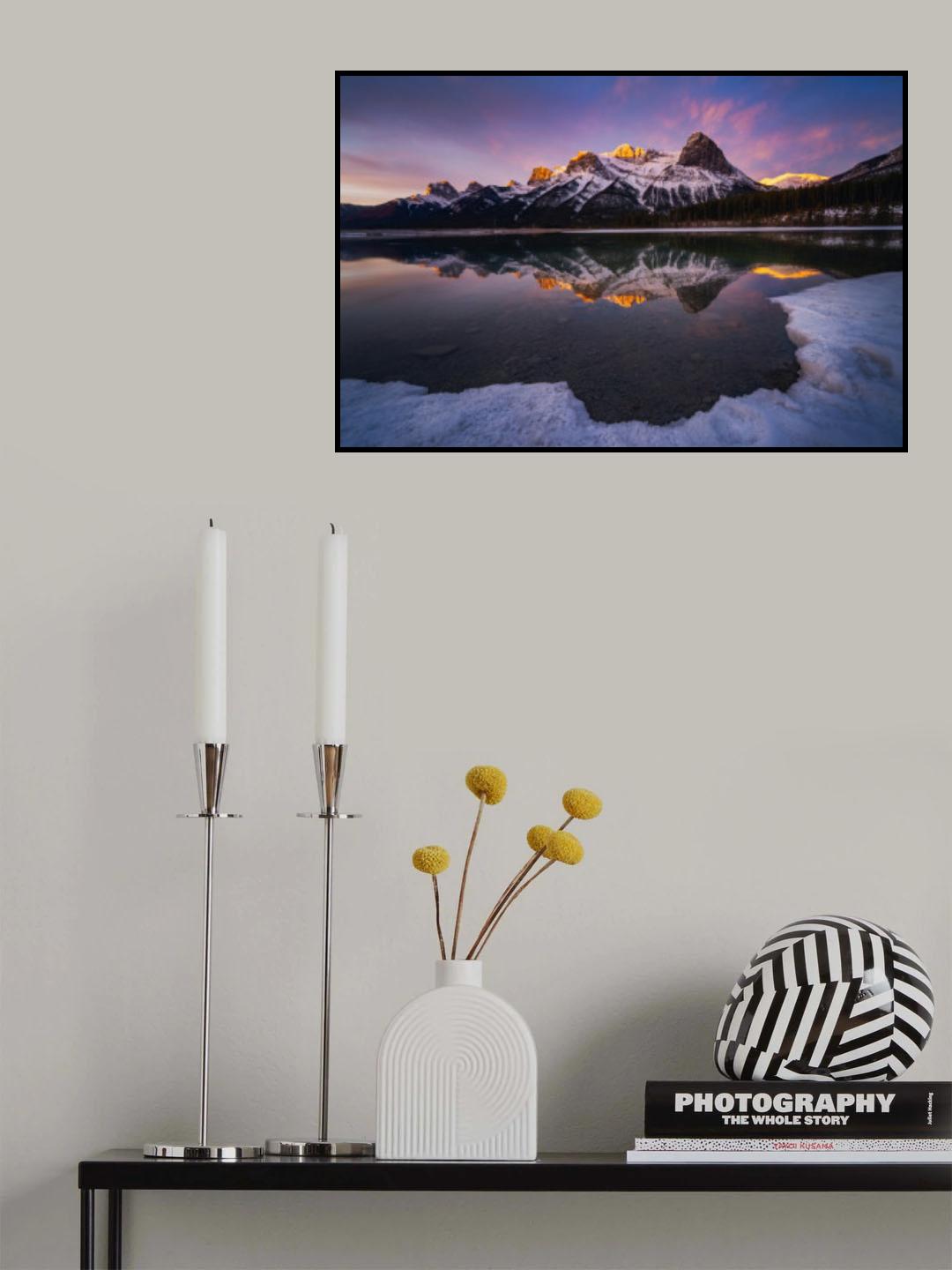 Canmore Haling Peak Poster och Canvastavla